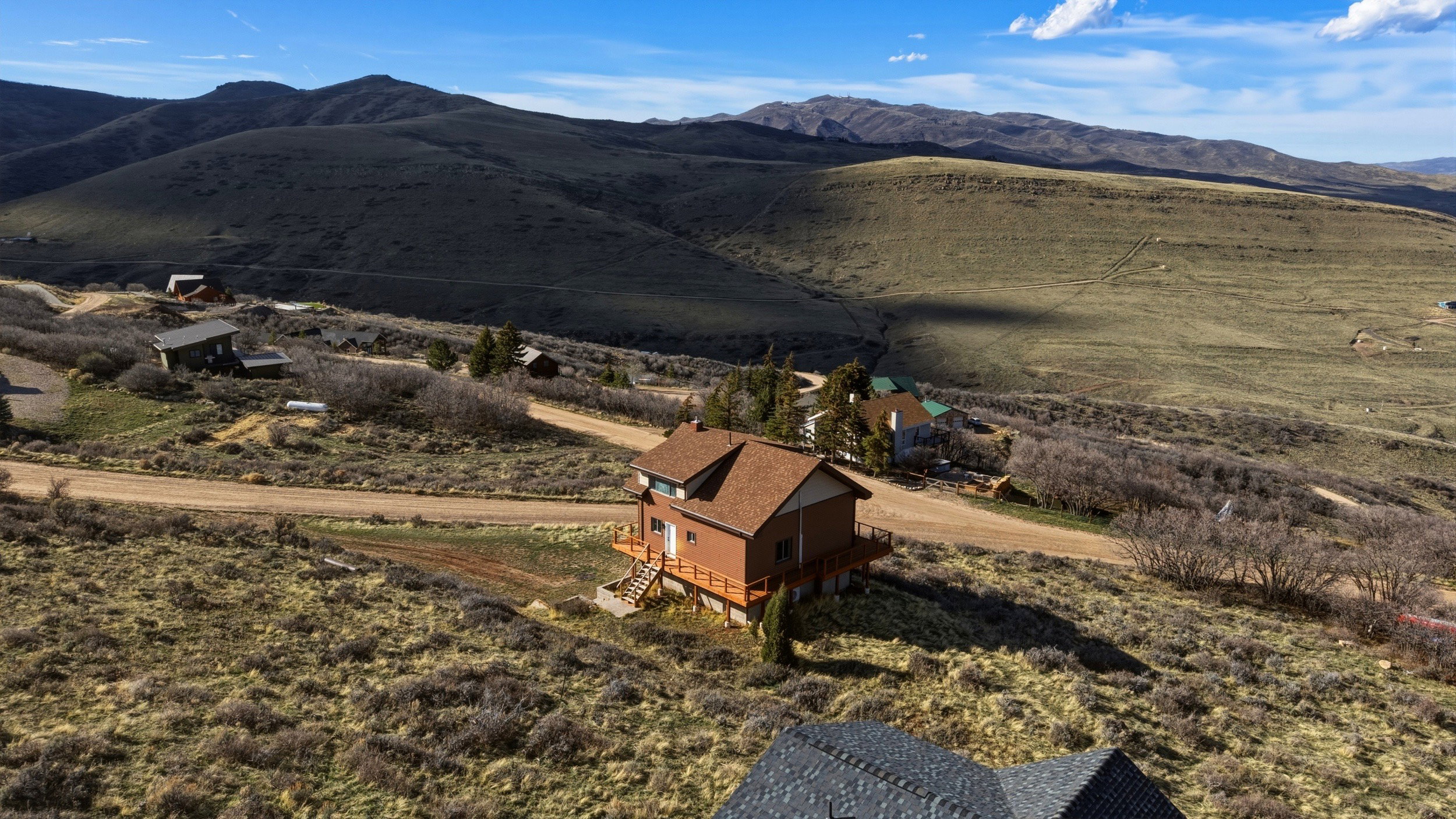View of mountain backdrop