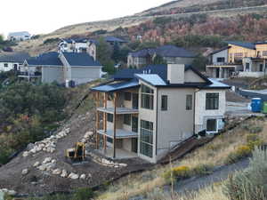 Example of home with driveway from TOP road