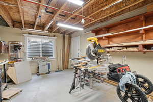 Basement with walkout to the rear yard