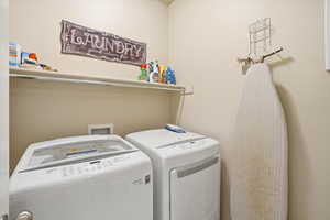 Laundry area
