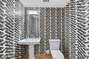 Convenient half bath