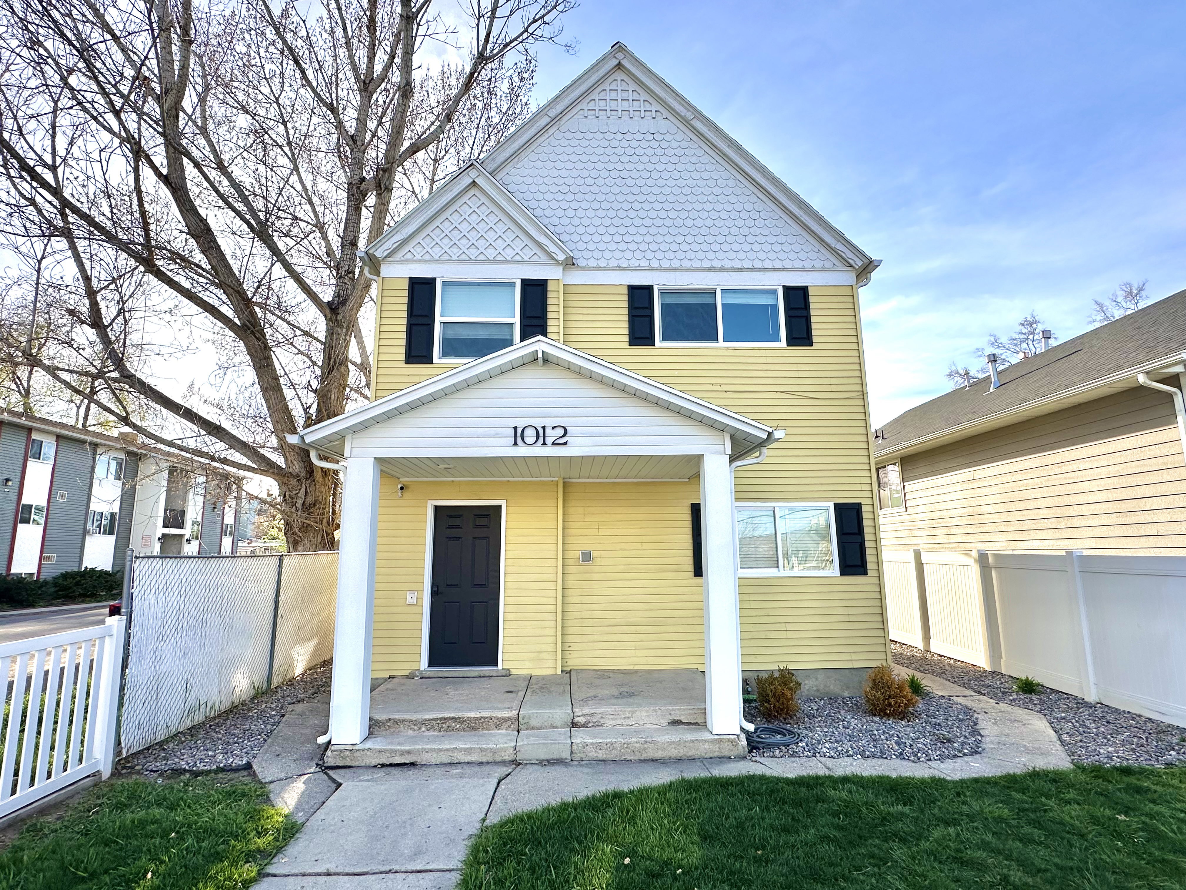 View of front of home with covered porch