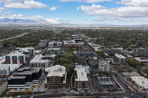 View of urban area featuring a mountainous background