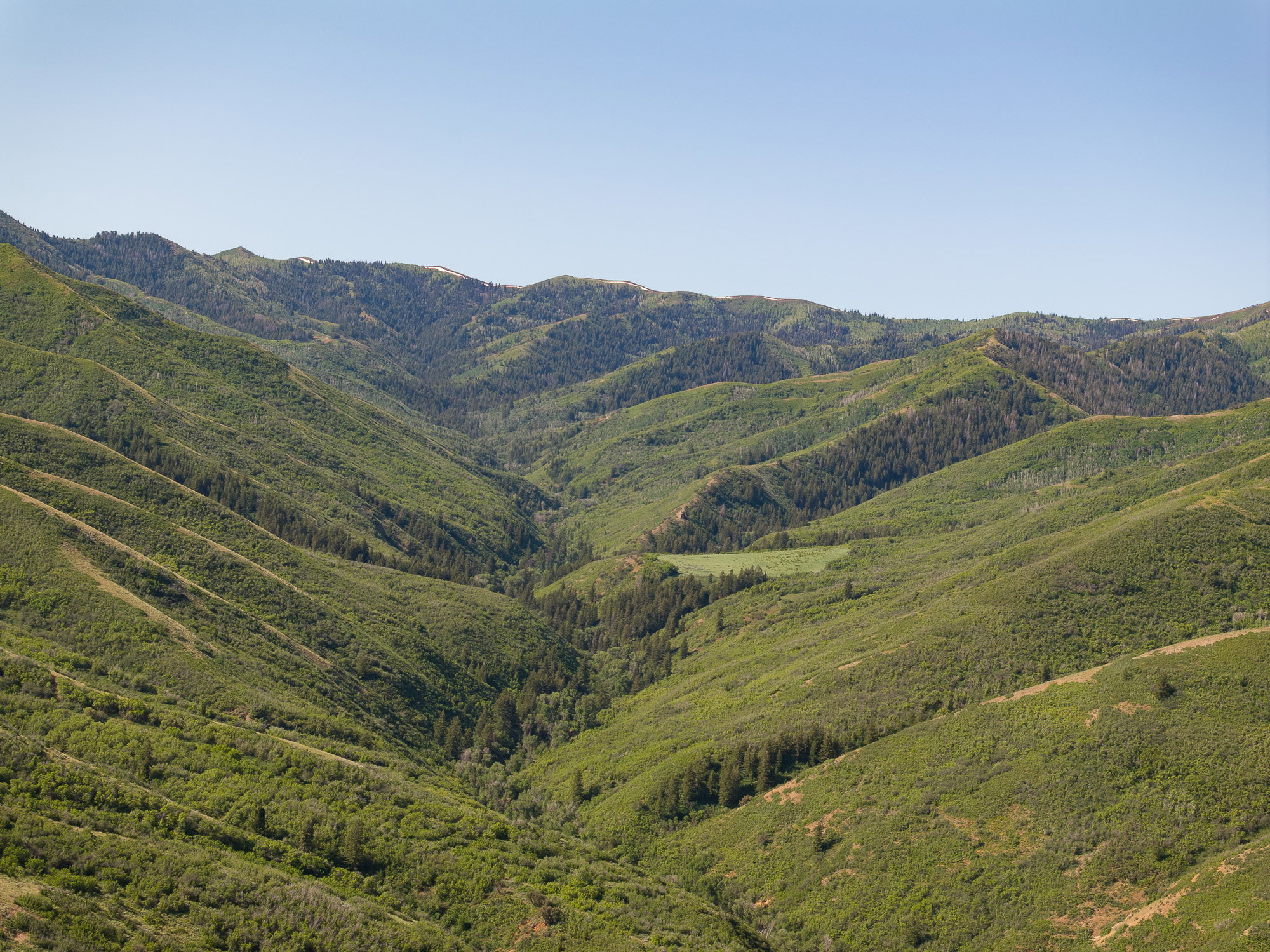 View of mountain backdrop