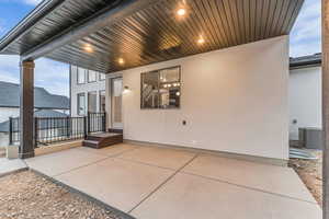 View of patio
