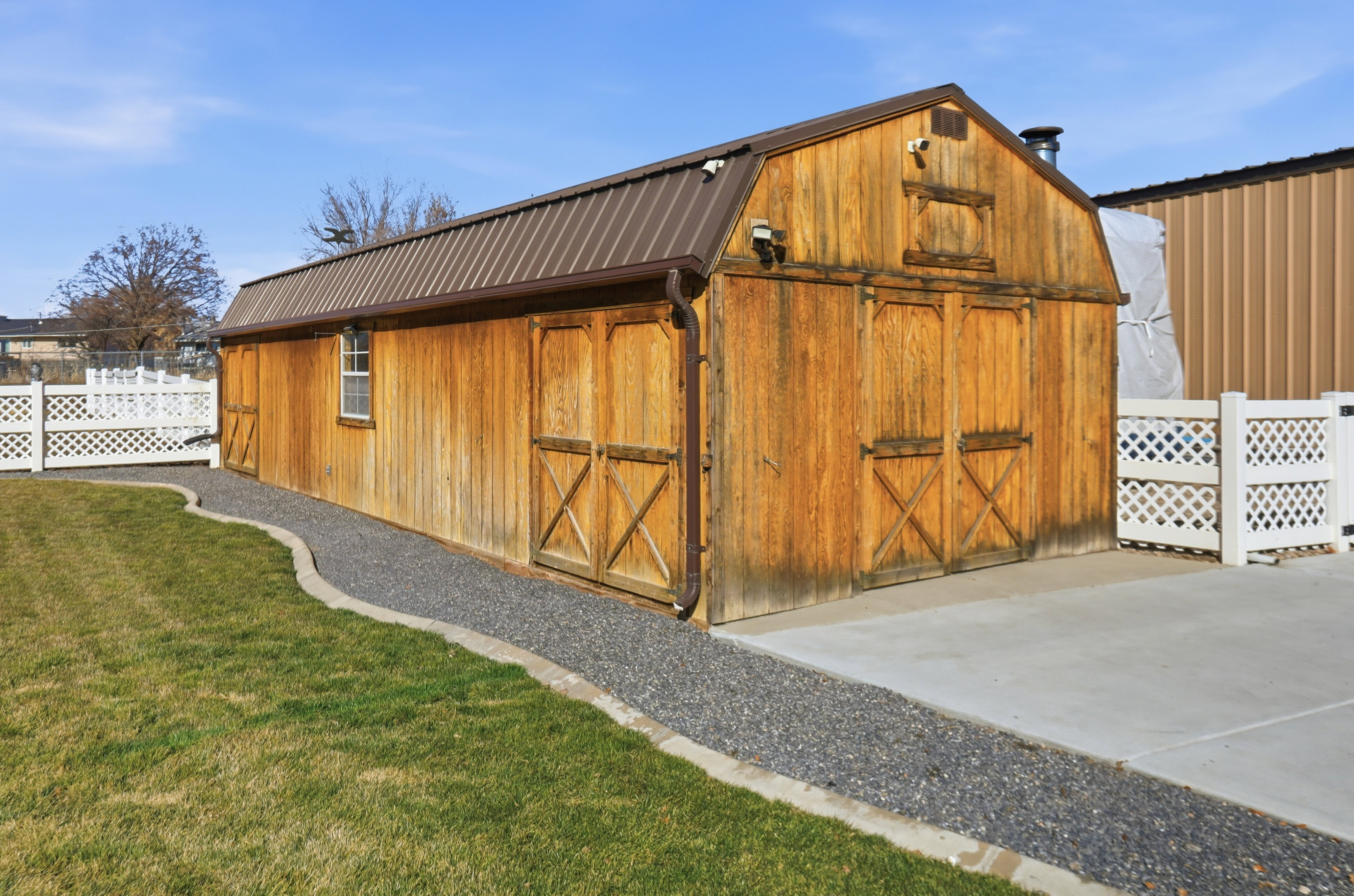 View of outdoor structure