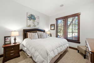 Bedroom featuring baseboards