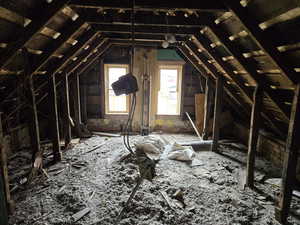 View of attic