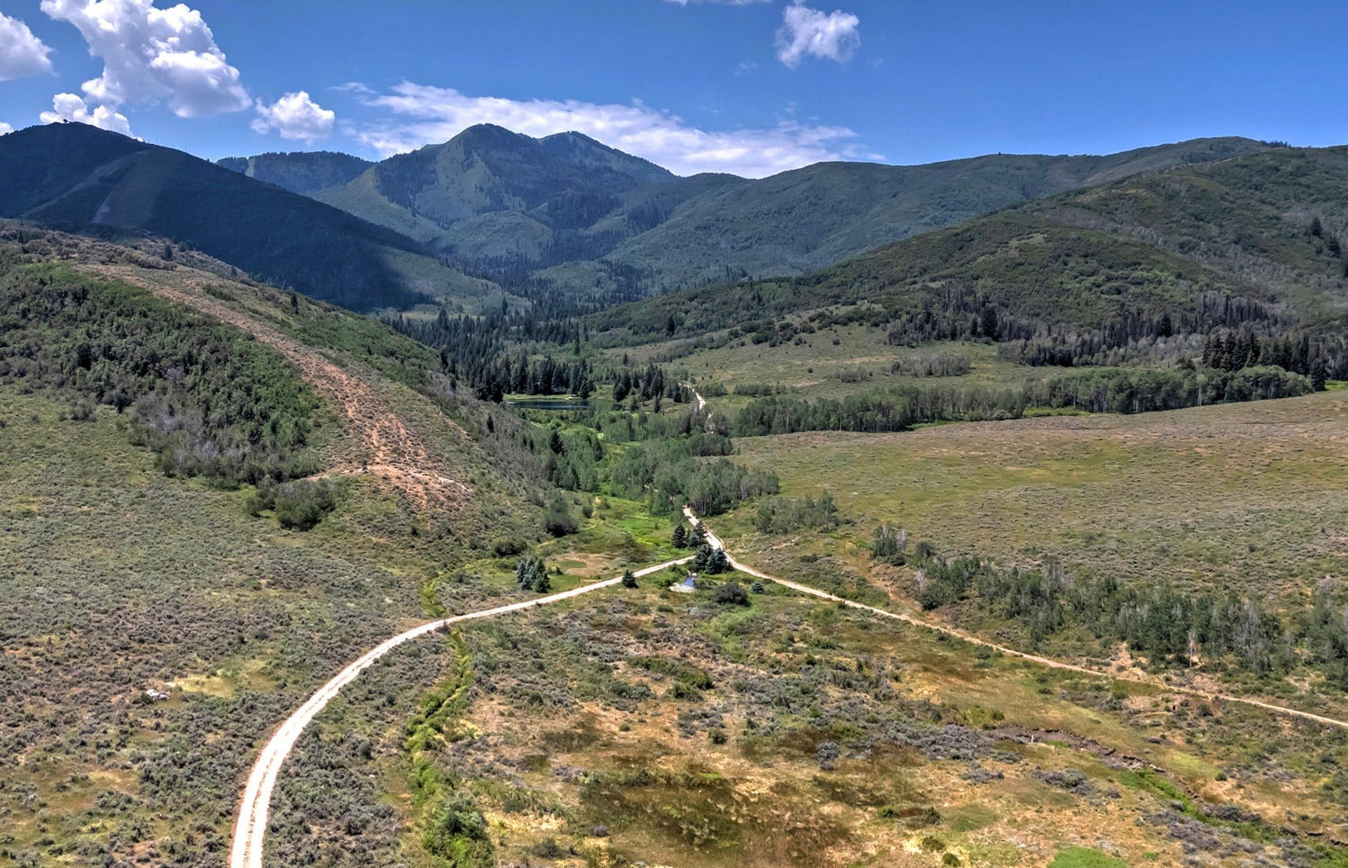 View of mountain backdrop