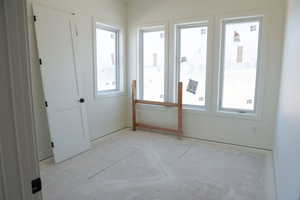 Spare room with baseboards