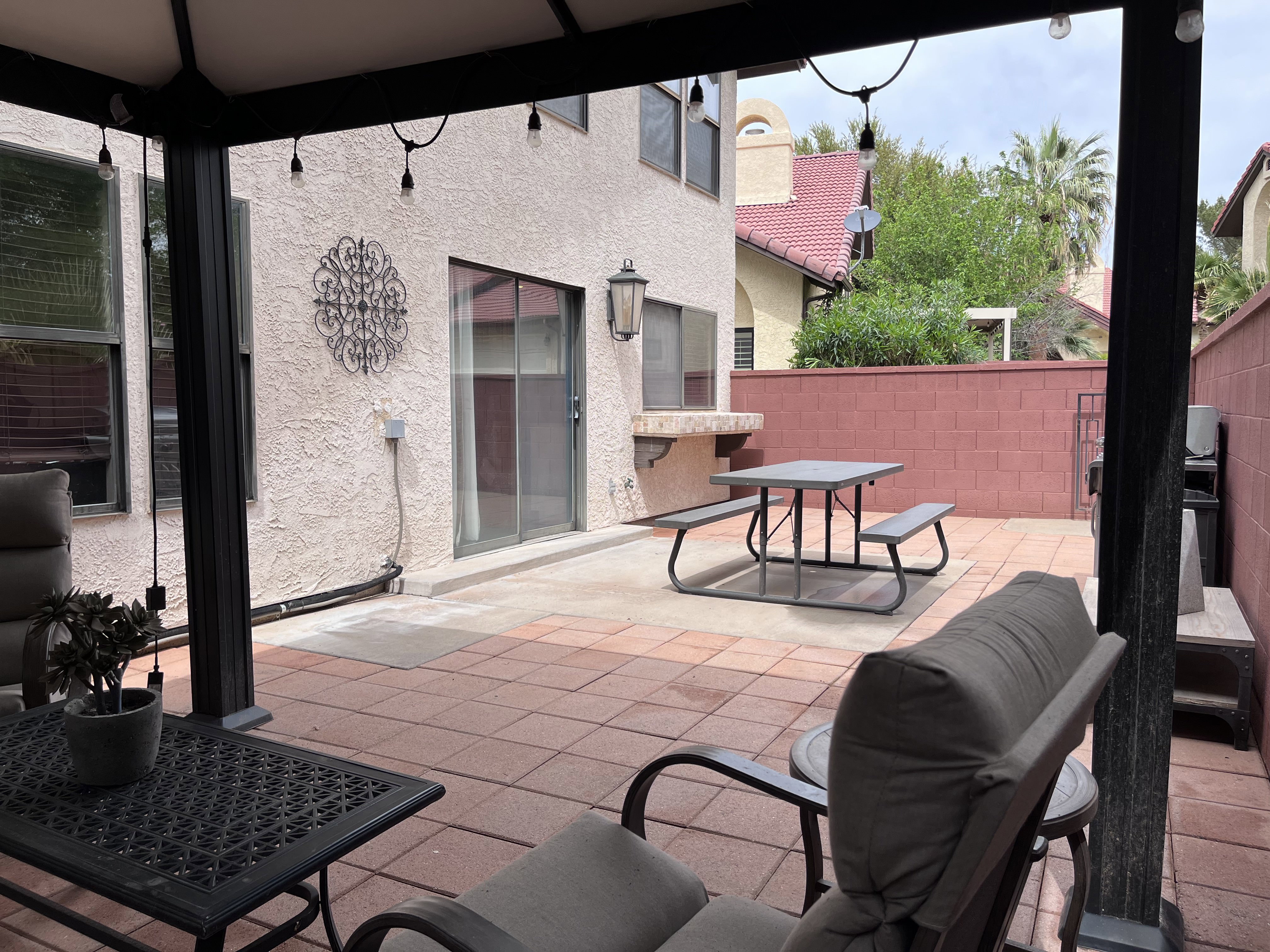View of patio