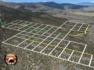 Aerial view of mountains