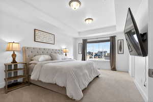 Primary bedroom with en-suite and walk in closet