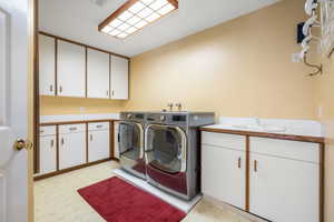 Plenty of cabinet space