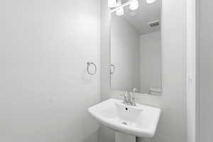 Bathroom featuring a sink