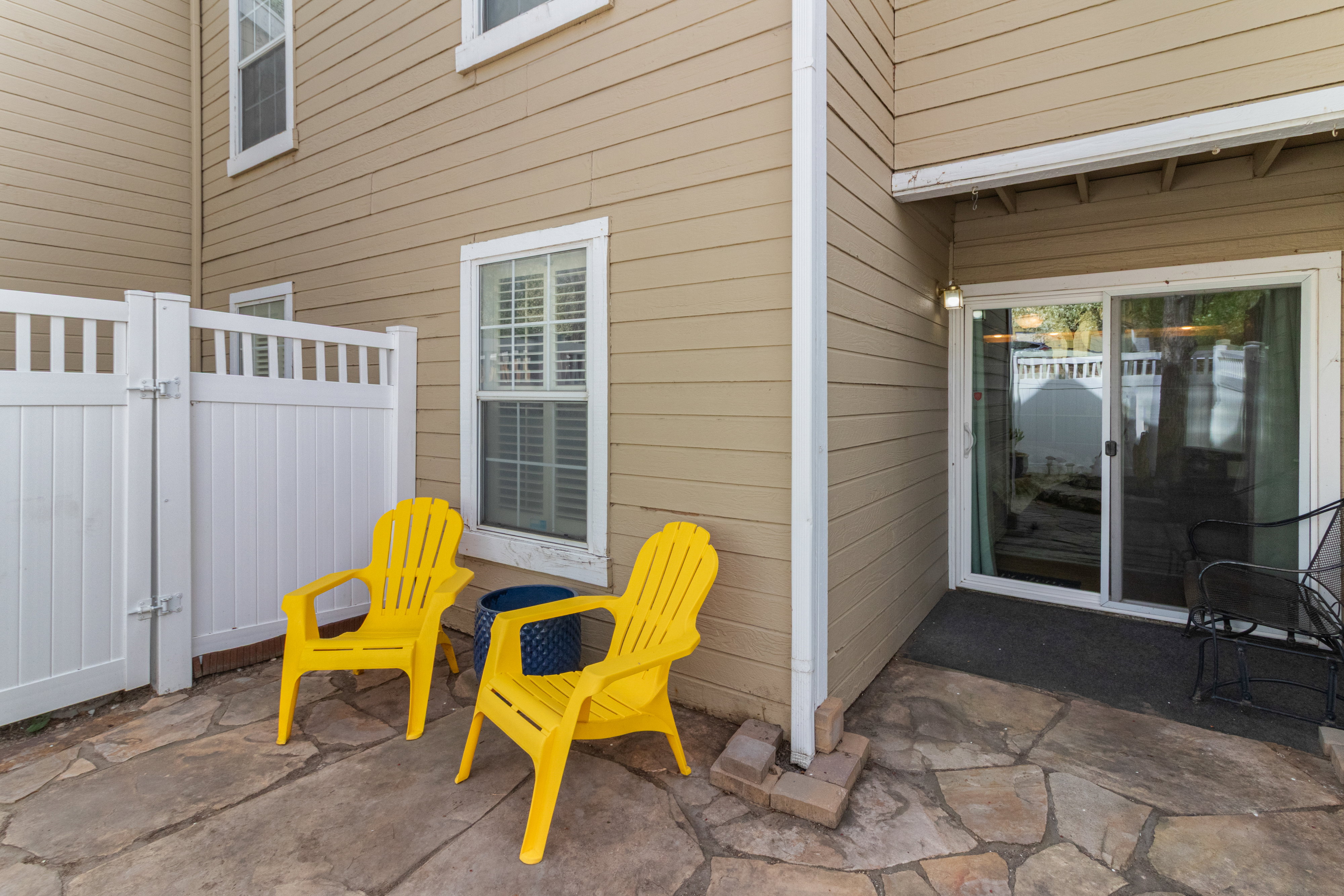 View of patio / terrace featuring a gate