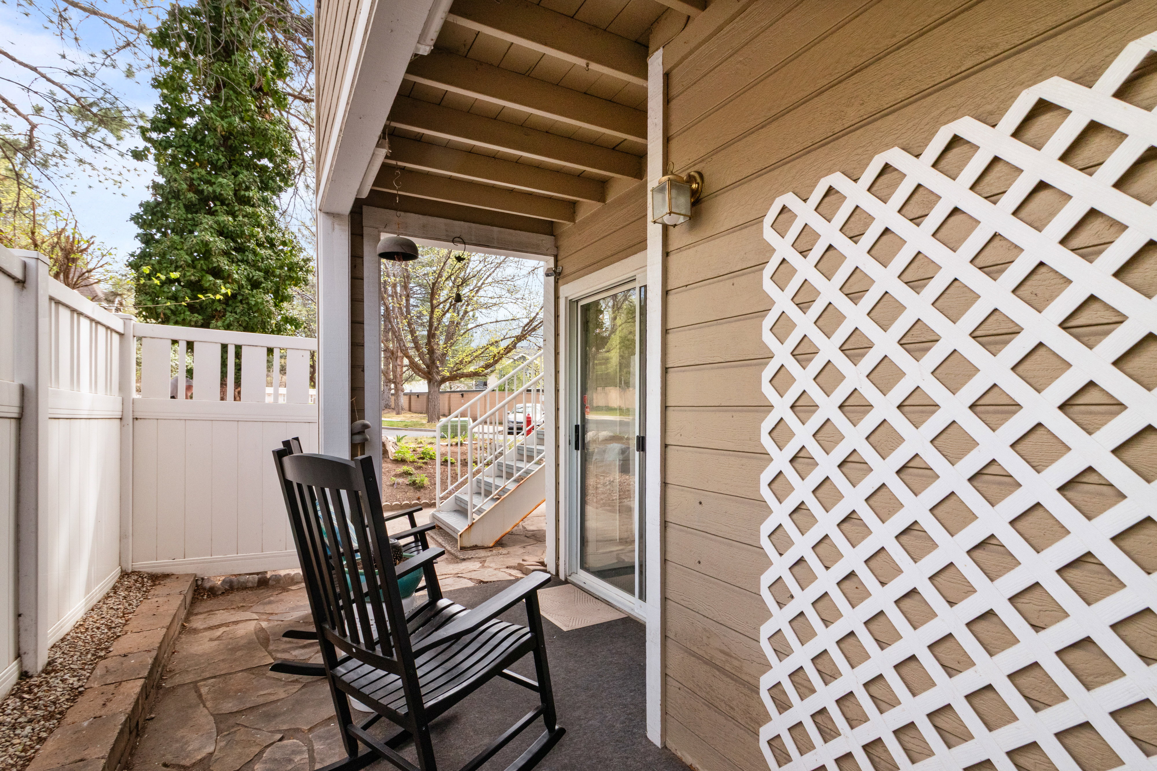 View of patio