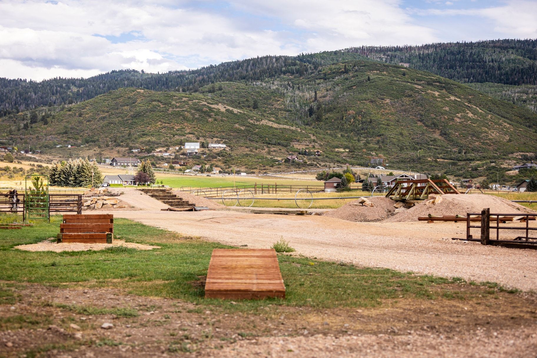 View of mountain background