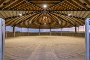 View of indoor riding arena