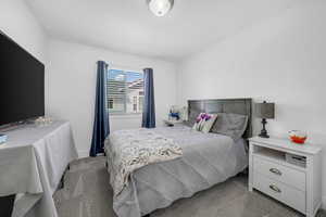 Bedroom featuring carpet floors