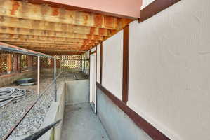 View of patio