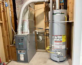 Newer furnace and water heater