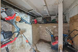 View of storage room