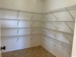 View of storage area