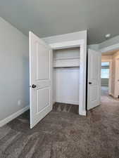 Secondary bedroom #1 closet