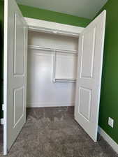 Secondary bedroom #2 closet