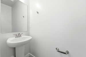 View of half bathroom