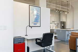 View of office area