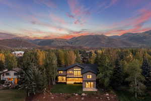 View of mountain backdrop