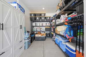 View of storage room