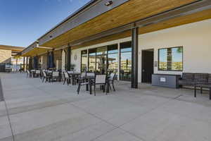 View of patio / terrace featuring outdoor dining area