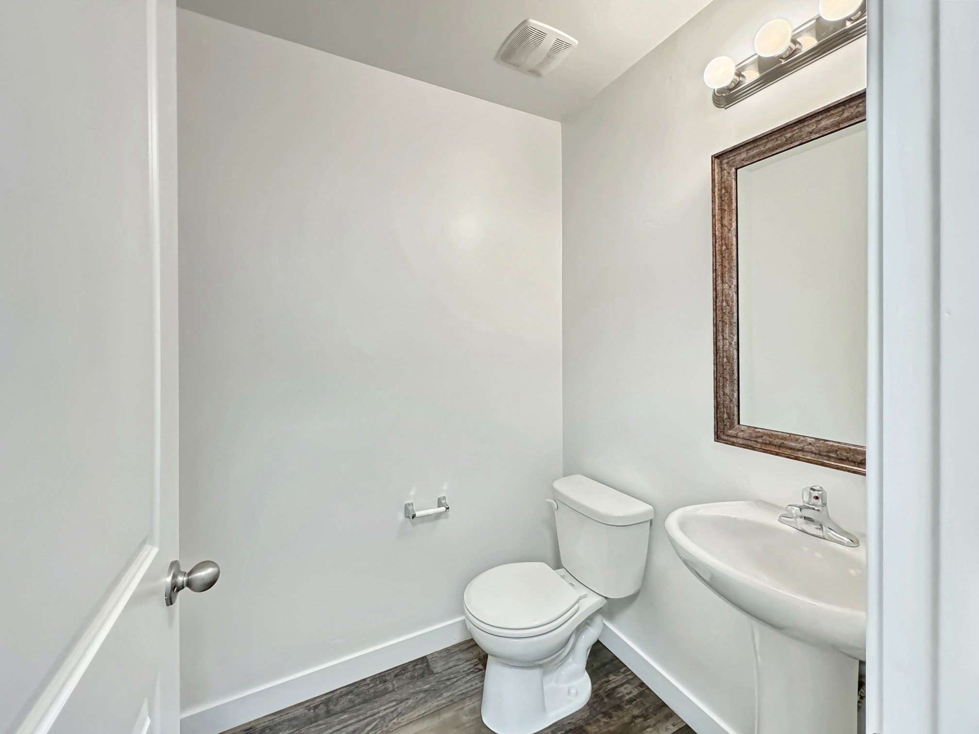 Half bath with toilet.