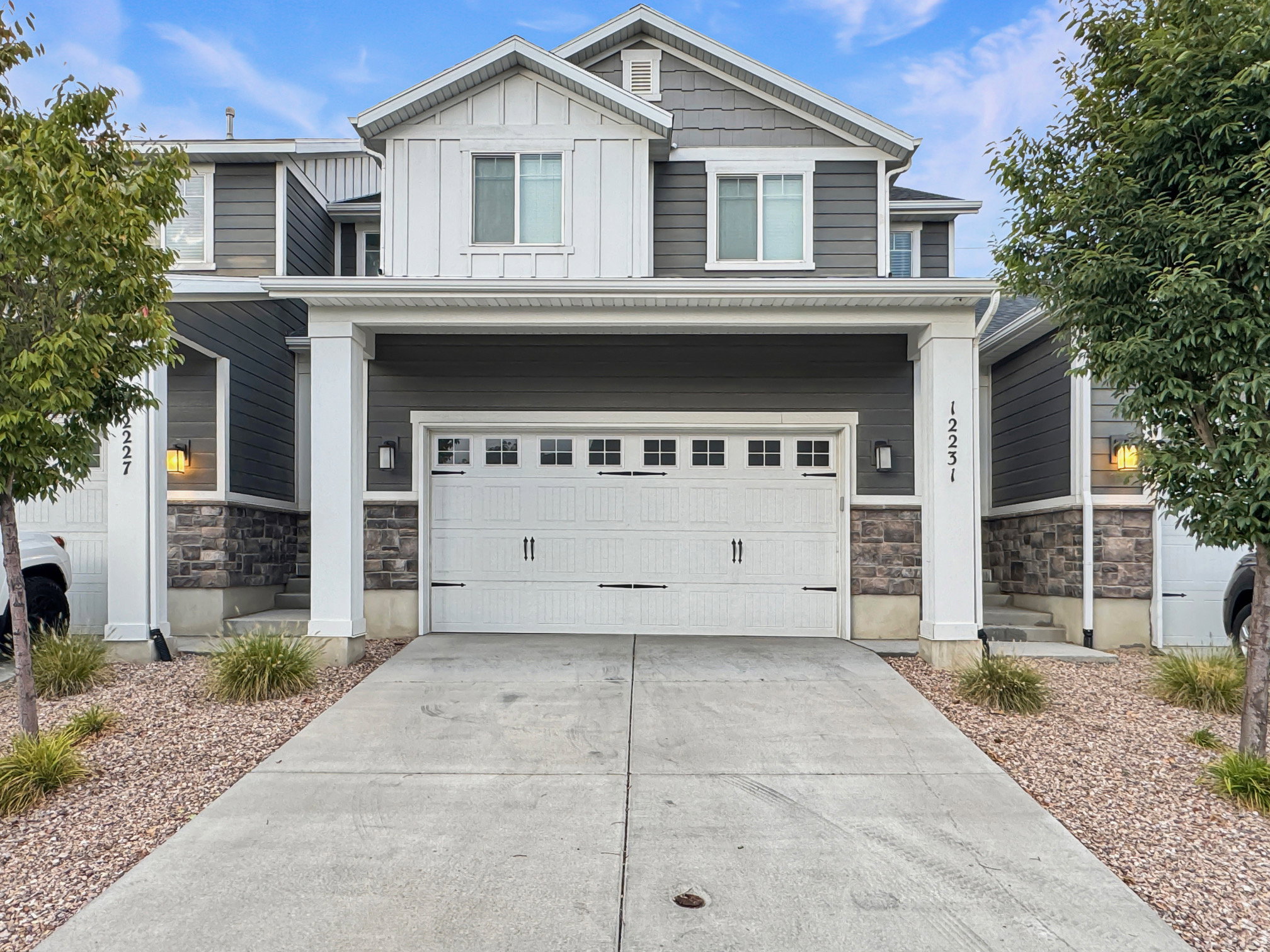 Craftsman-inspired townhouse.