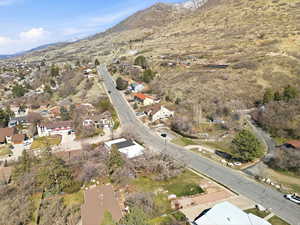 Aerial perspective facing N