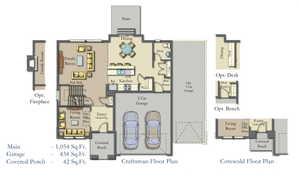 View of home floor plan
