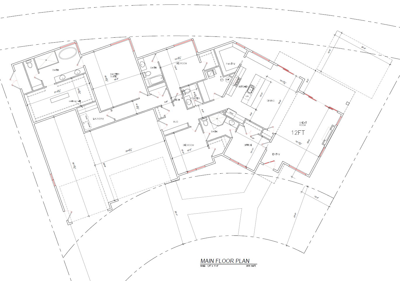 View of room layout