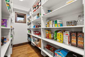 View of storage area