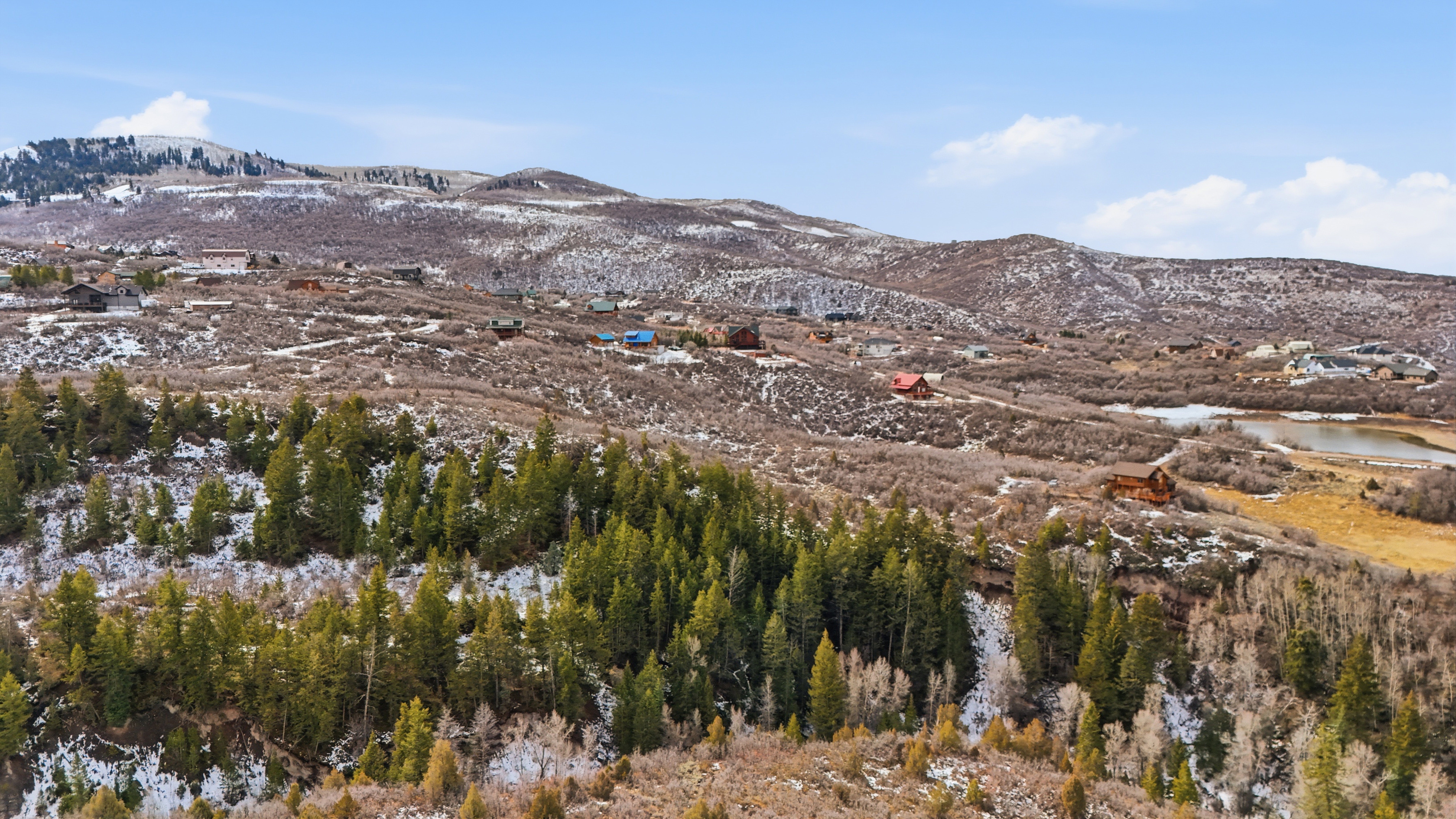 View of mountain background