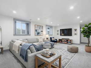 Virtually Staged Living room