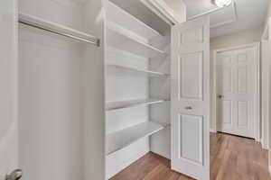 View of closet