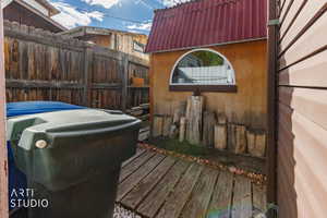 View of deck