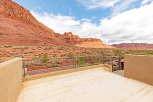 View of mountain background