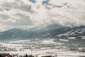View of mountain background