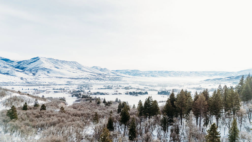 View of mountain background