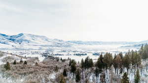 View of mountain background
