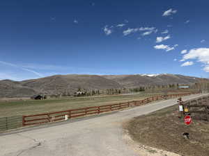 Pine Mountain gate entry area